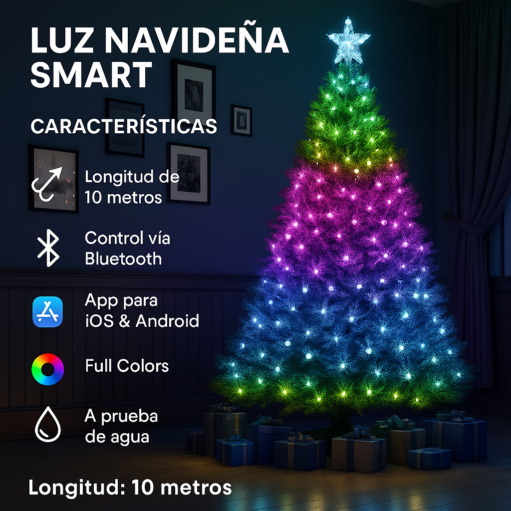 🎅 49% de descuento por Navidad anticipada - Luz LED Inteligente permanente - Smartlight 🎁