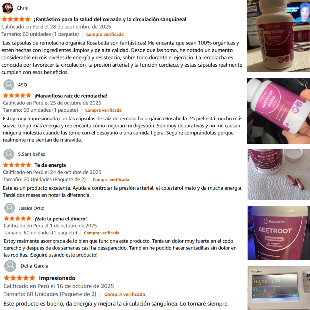 BEETROOT | SUPLEMENTO NATURAL PARA LA CIRCULACIÓN Y CORAZÓN FUERTE