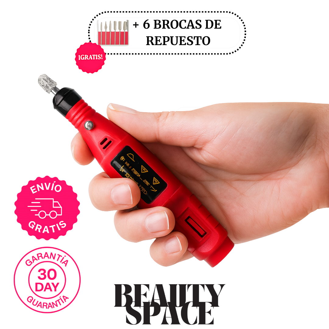 Beauty Nail | Pulidor de Uñas Profesional + 6 Brocas l🚨LIQUIDACIÓN 48H🚨