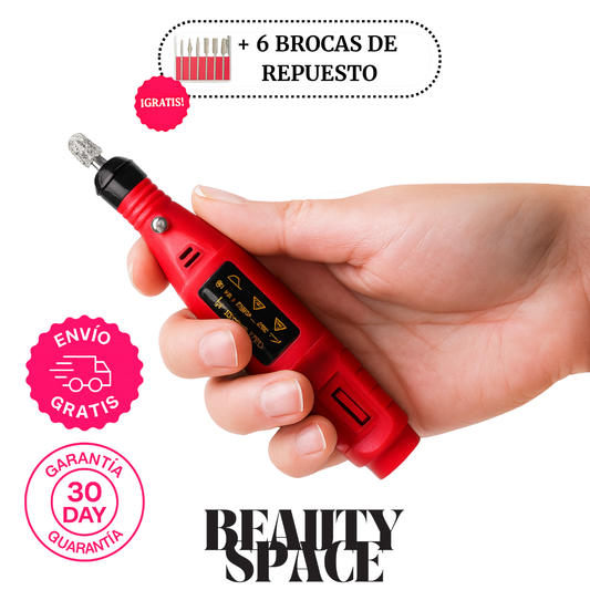 Beauty Nail | Pulidor de Uñas Profesional + 6 Brocas l🚨LIQUIDACIÓN 48H🚨