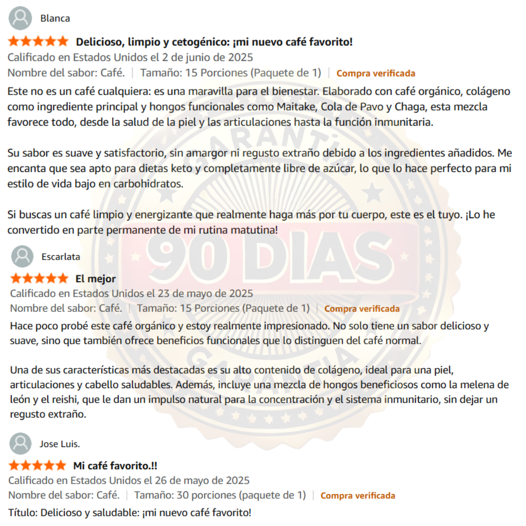 SuperHuman™|Mushroom Coffee - Café Instantáneo con 6 Hongos Funcionales - Claridad Mental y Energia Sostenida