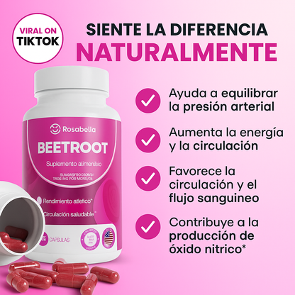 BEETROOT | SUPLEMENTO NATURAL PARA LA CIRCULACIÓN Y CORAZÓN FUERTE