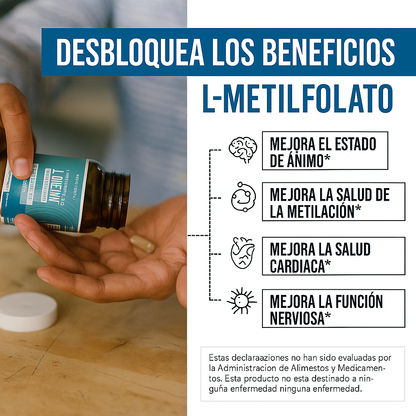 L-Methylfolate | Fertilidad, Energía y Bienestar Prenatal