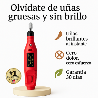 Beauty Nail | Pulidor de Uñas Profesional + 6 Brocas l🚨LIQUIDACIÓN 48H🚨